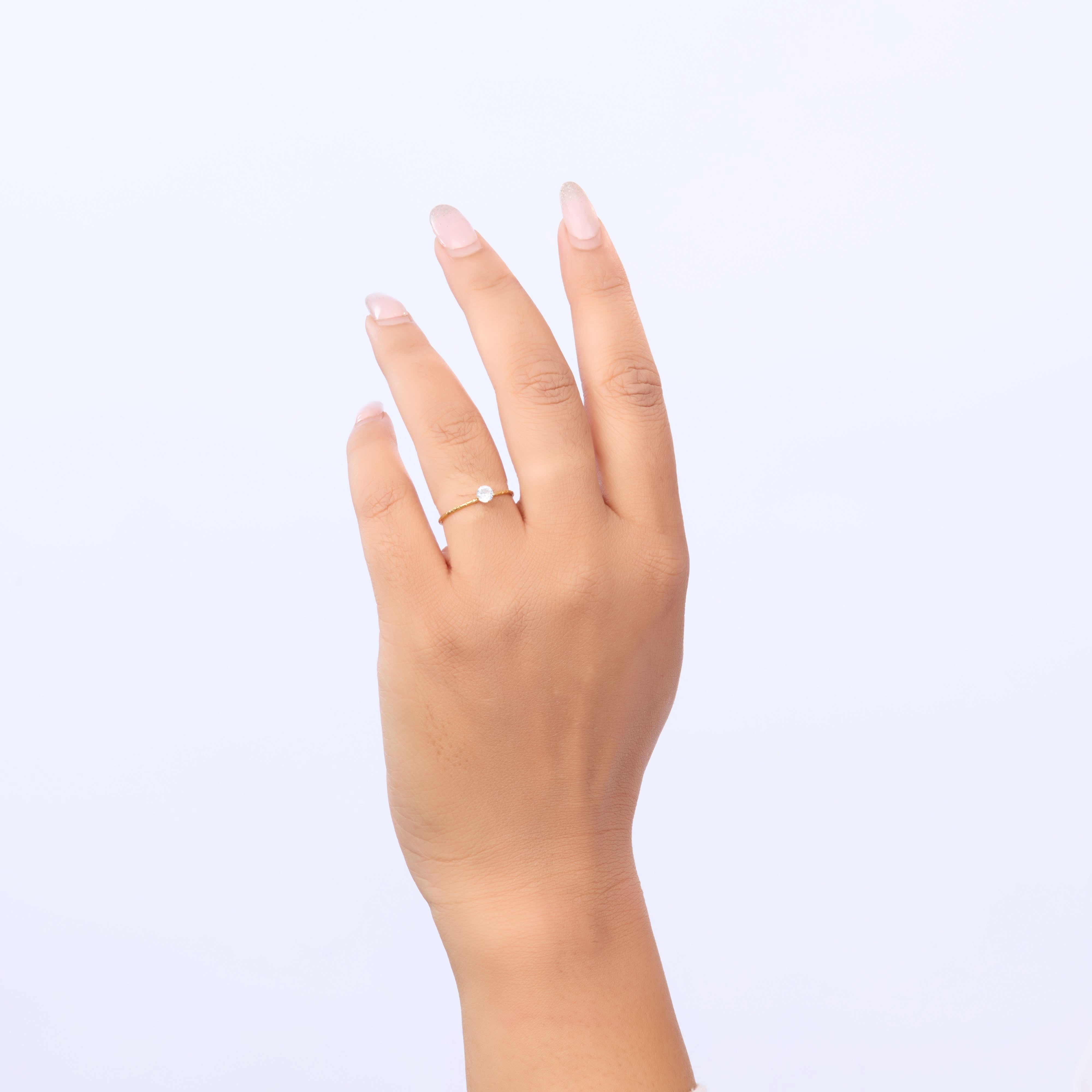 Petite Solitaire Ring