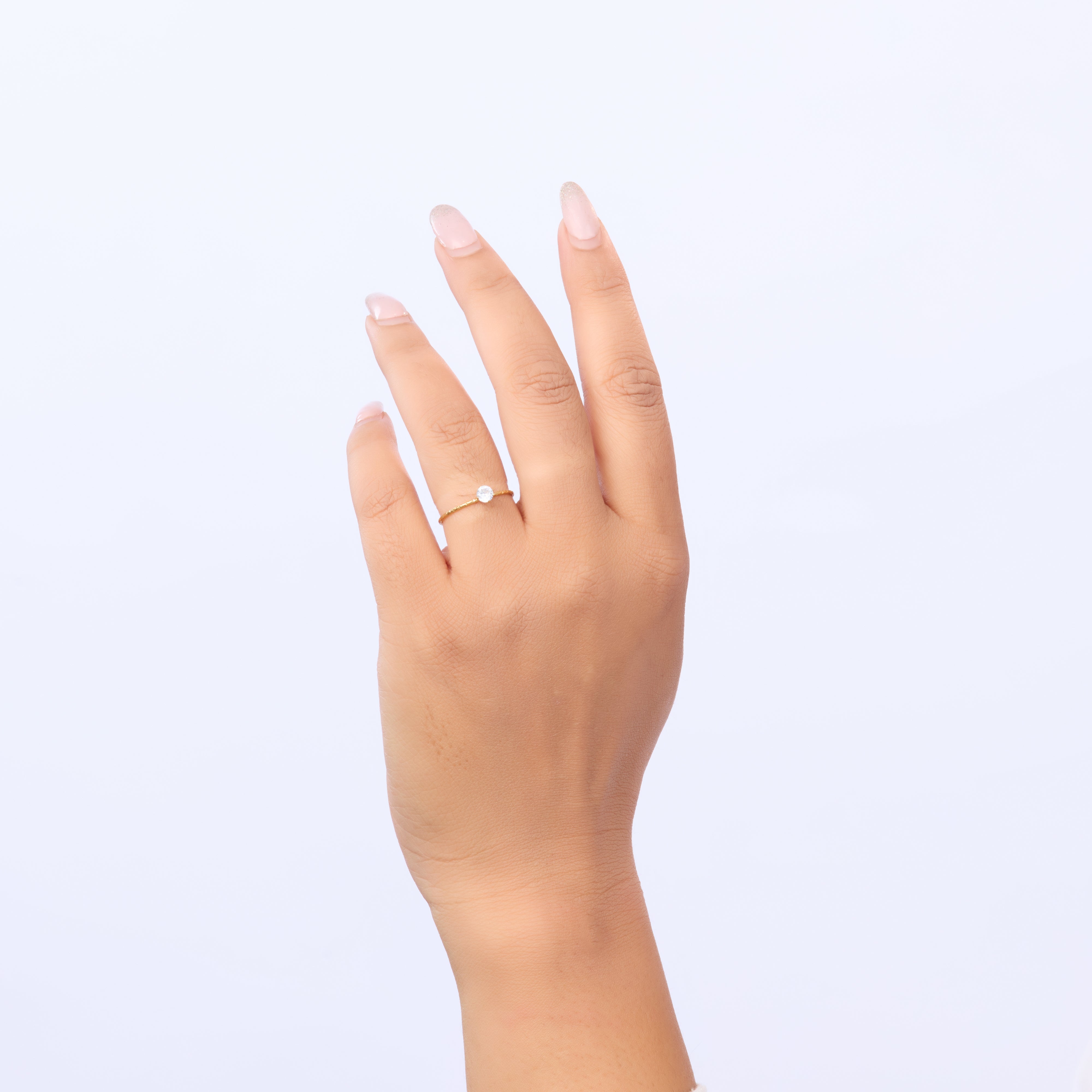 Petite Solitaire Ring