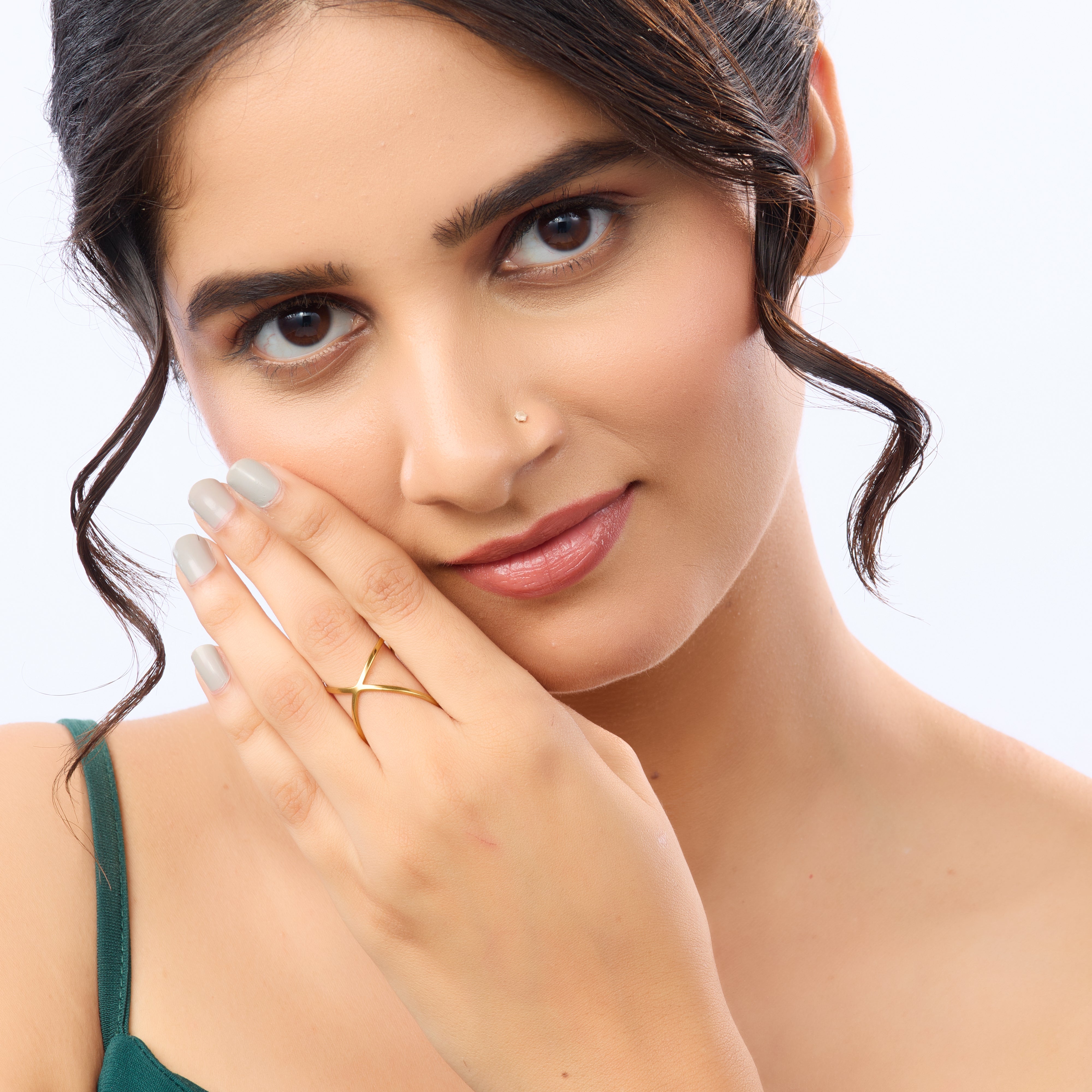 Architectural Crisscross Ring
