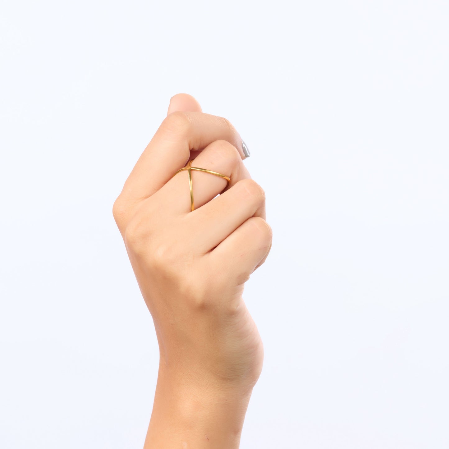 Architectural Crisscross Ring