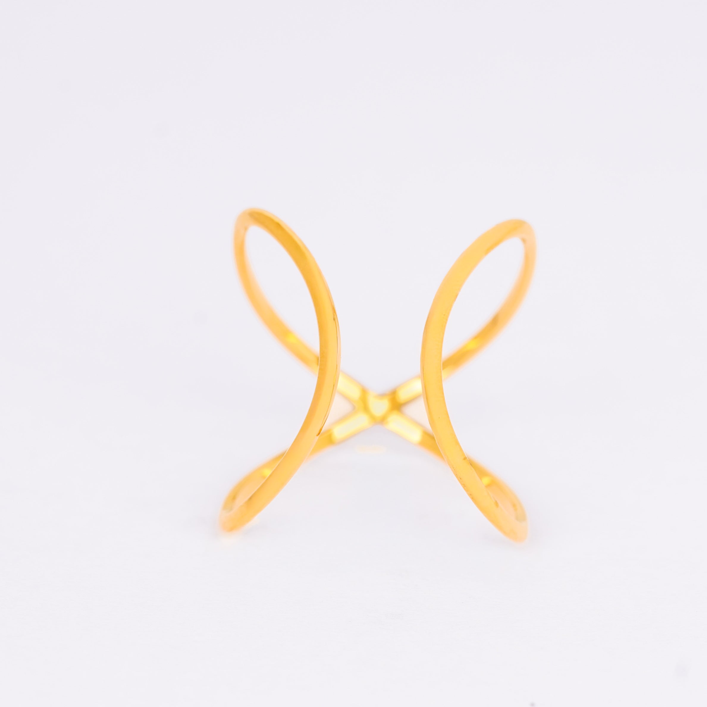 Architectural Crisscross Ring
