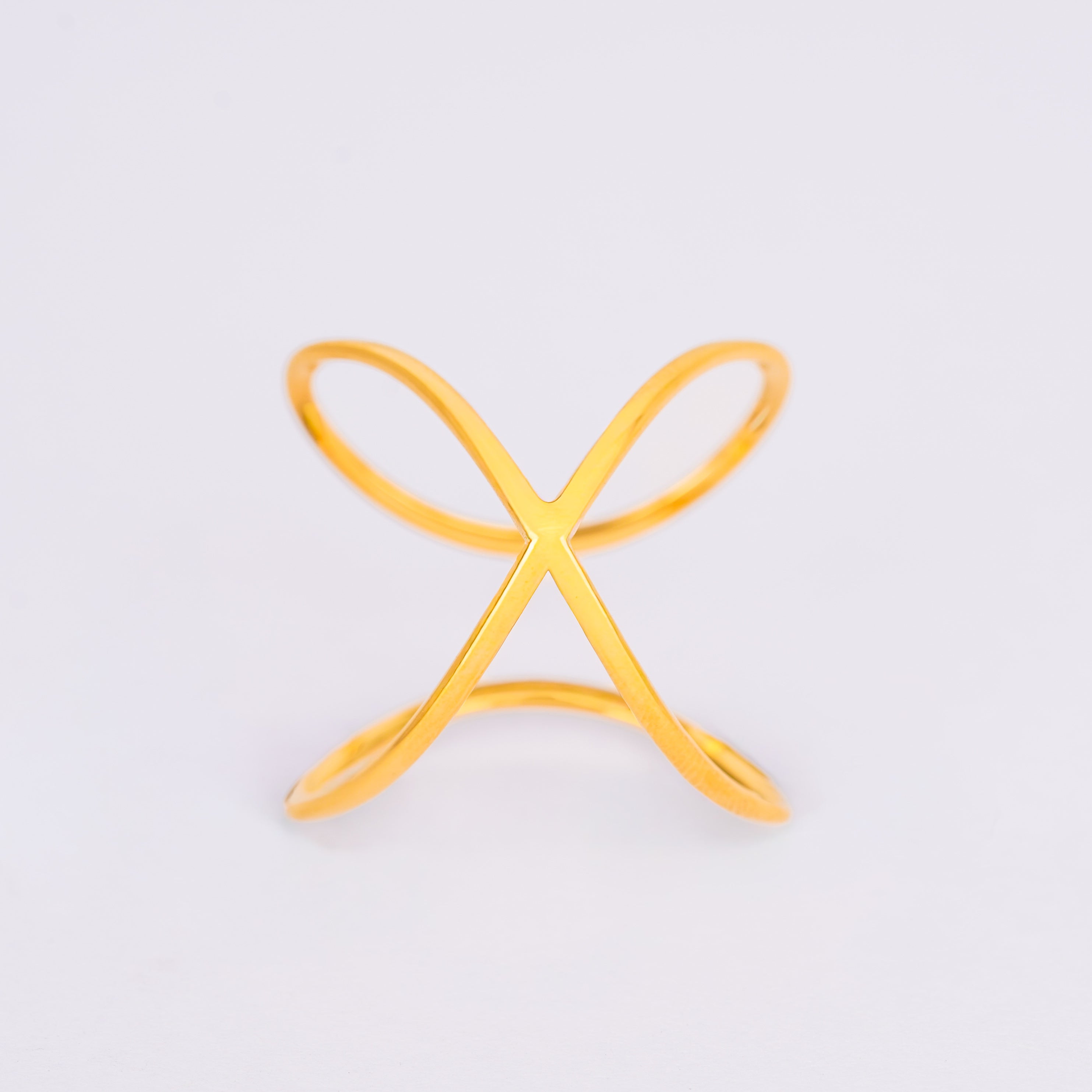 Architectural Crisscross Ring