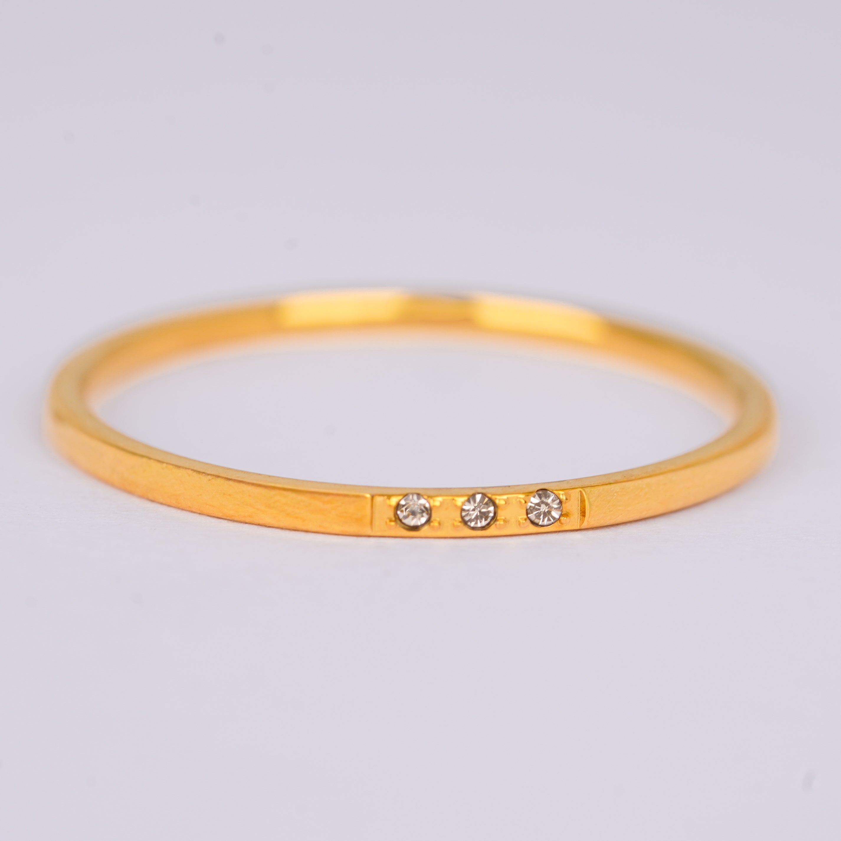Triple Spark Gold Ring
