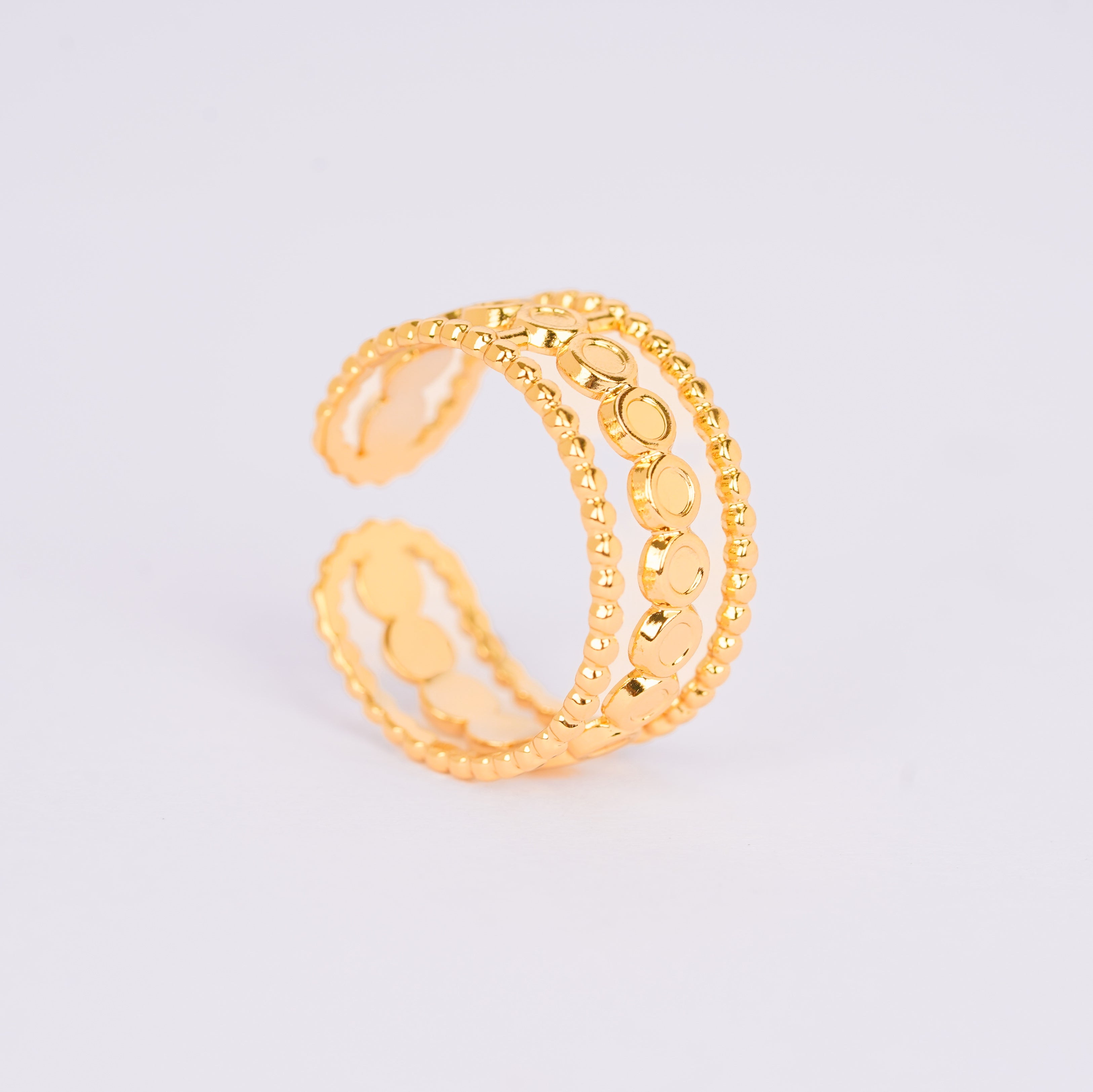 Evil Eye Medallion Ring
