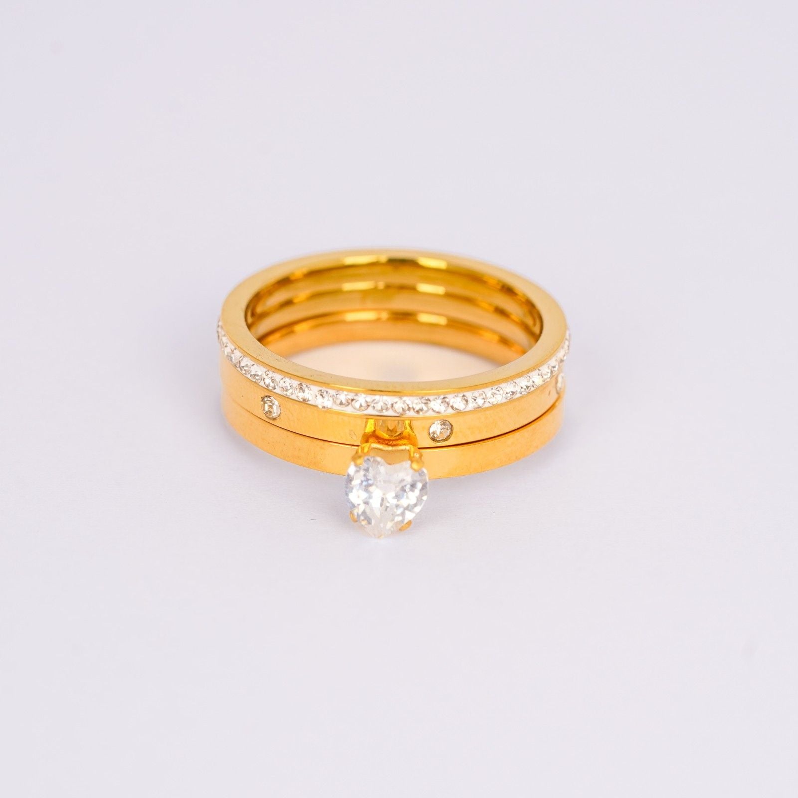 Royal Gold Heart Trio