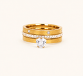 Royal Gold Heart Trio