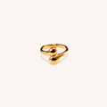 Abstract Oro Bypass Band Ring