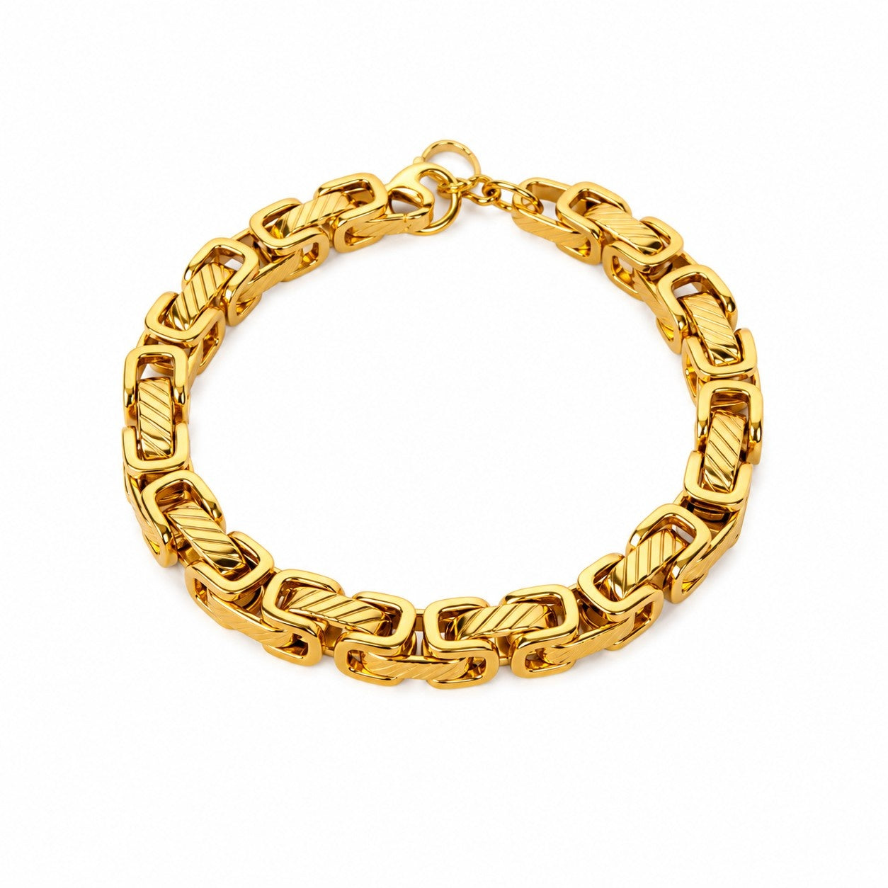 Pearl Rakhi With Boxy Intelinked Bracelet