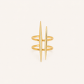 Apex Dual Spike Ring