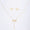 Arboreal Bow and Seed Pearl Necklace and Earrings Set - gold plated pearl jewellery set for women