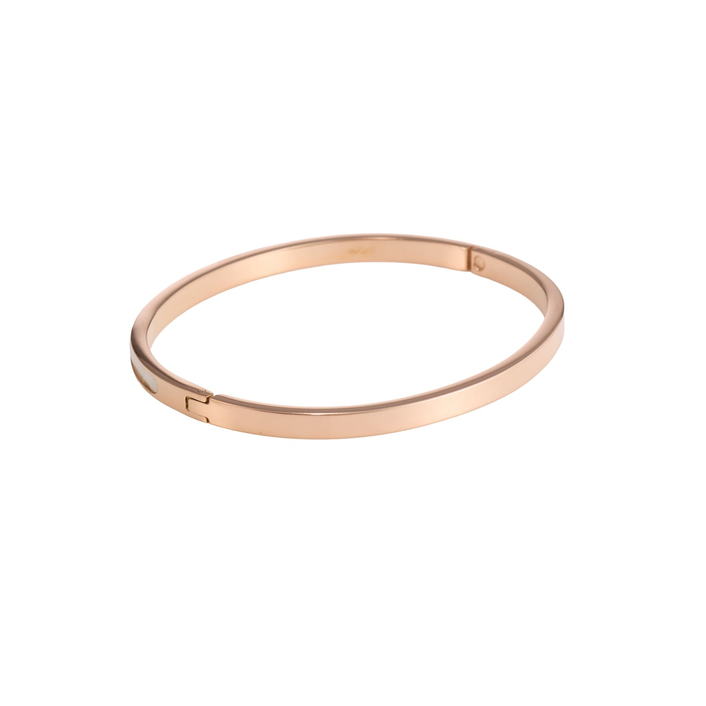 Architectural Shell Inlay Bangle - gold plated shell inlay bangle for women - view 4