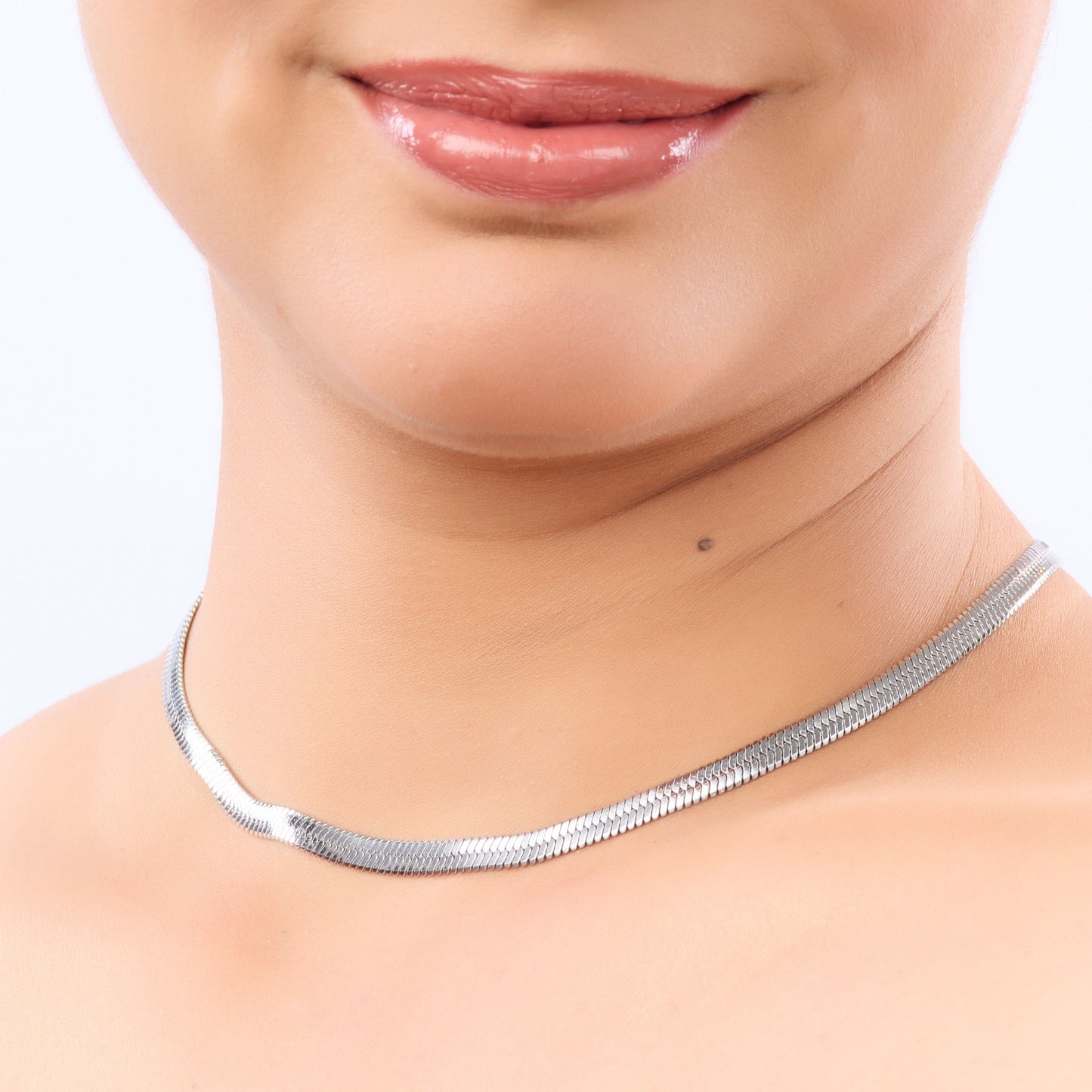 Astra Layered Sweater Chain Necklace - gold plated layered long chain necklace for women - view 2