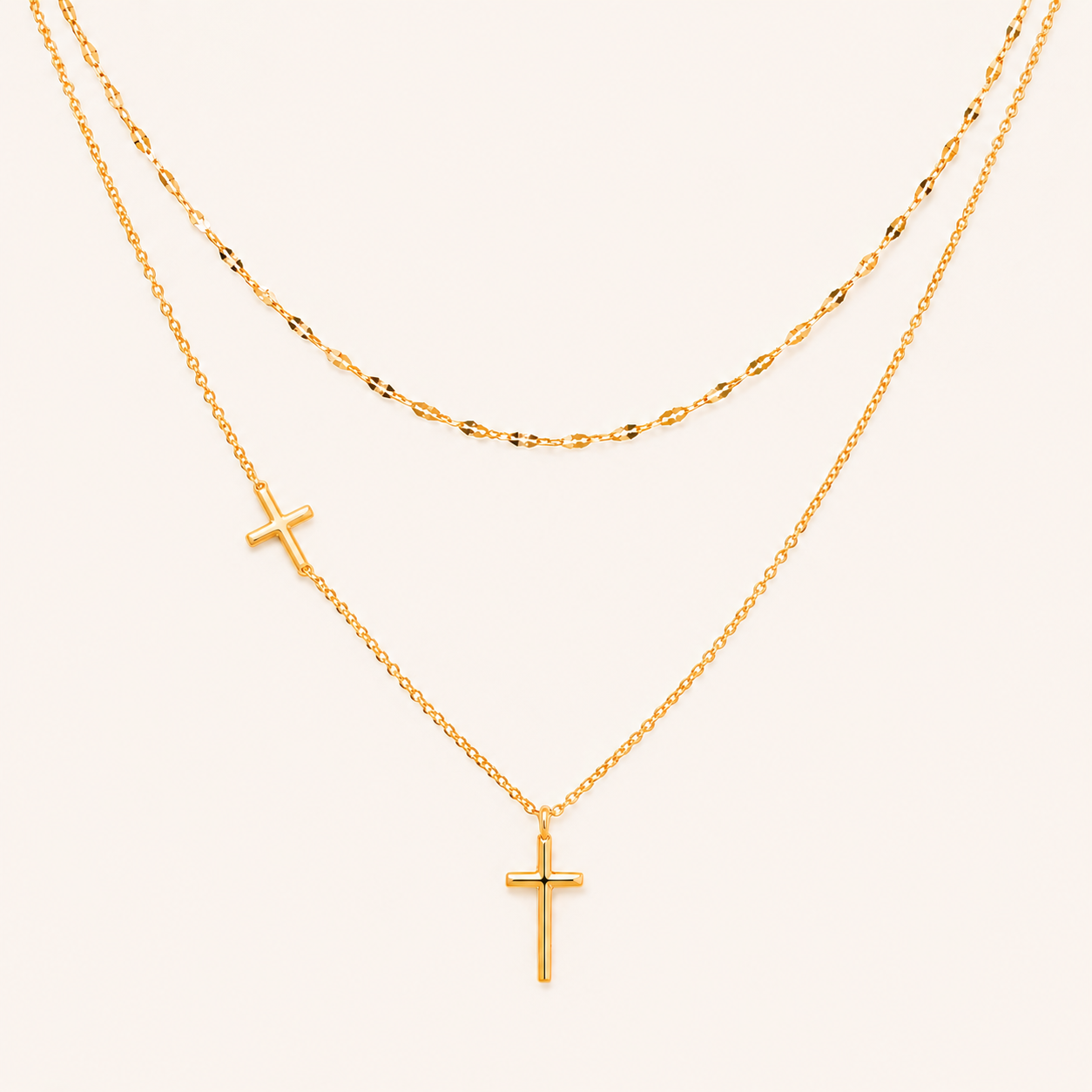 Asym Luxe Diamond Collar Necklace - gold plated asymmetric diamond collar necklace for women