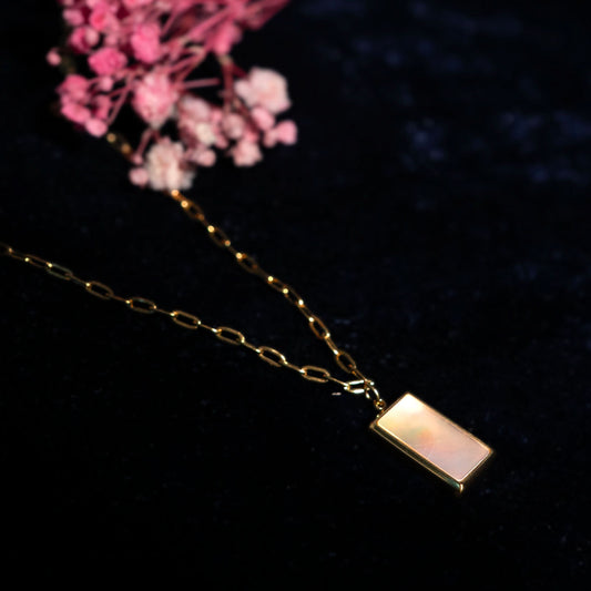 Asymra Diamond Edge Collar Necklace - gold plated diamond edge collar necklace for women - view 4