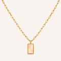 Asymra Diamond Edge Collar Necklace