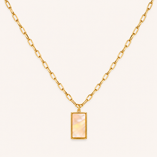Asymra Diamond Edge Collar Necklace - gold plated diamond edge collar necklace for women