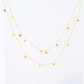 Aura Stack Double Layer Necklace