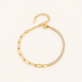 Aurelia Dual Luxe Tennis Link Bracelet