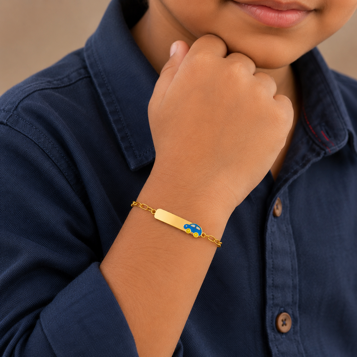 Aurelia Playful Charm Bracelet - gold plated cartoon charm bracelet for women