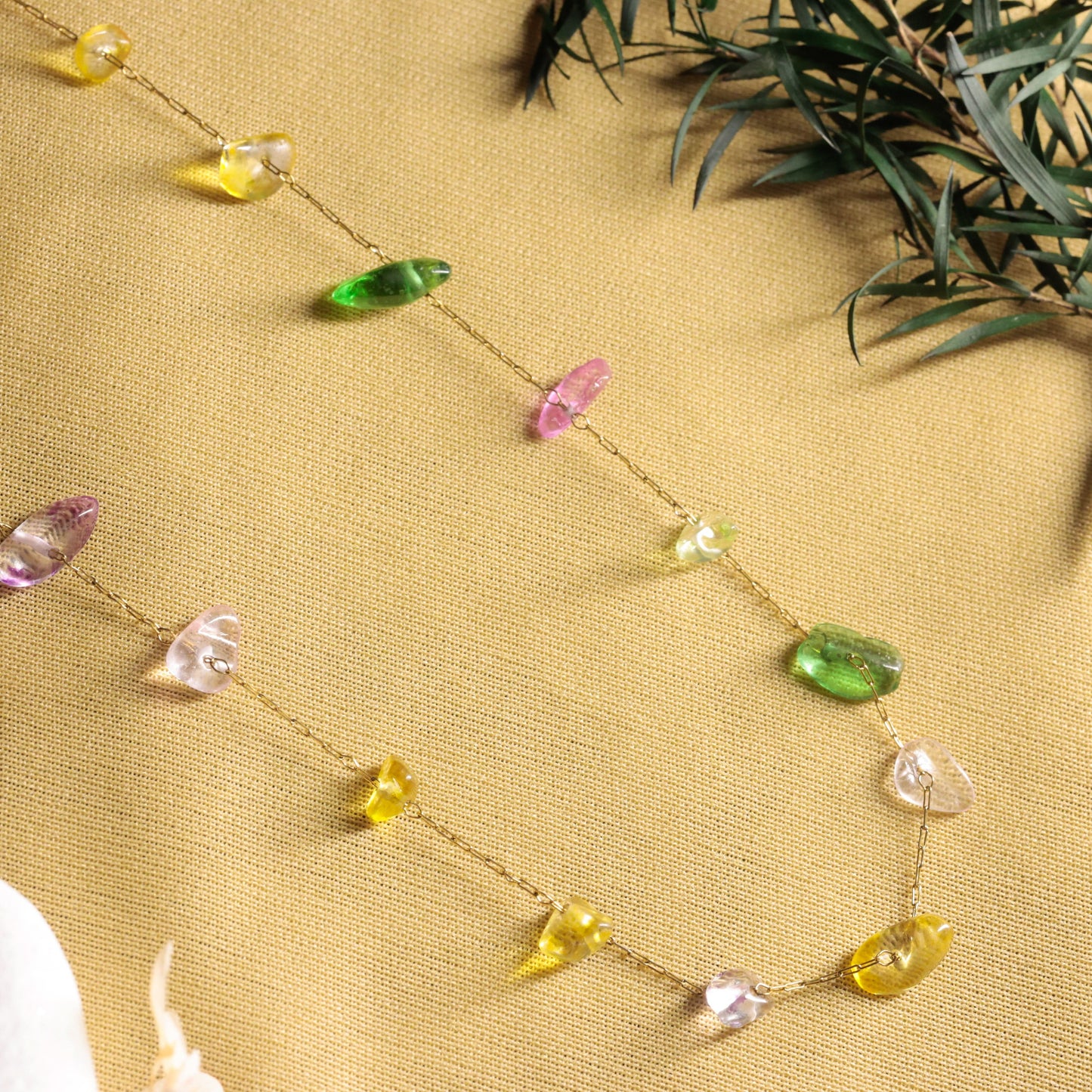 Aurelia Sweet Geometric Necklace - gold plated geometric pattern necklace for women - view 4