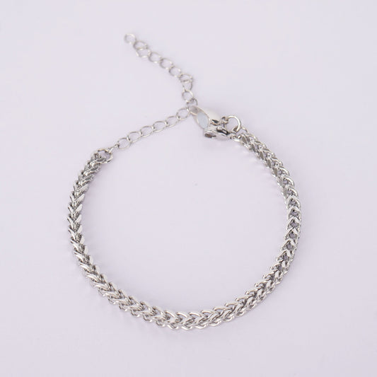 Aurelia Unity Heart Bracelet Set - two-tone matching heart bracelets for couples - view 6