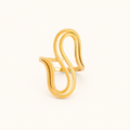 Aurelian Sine Wave Bypass Ring