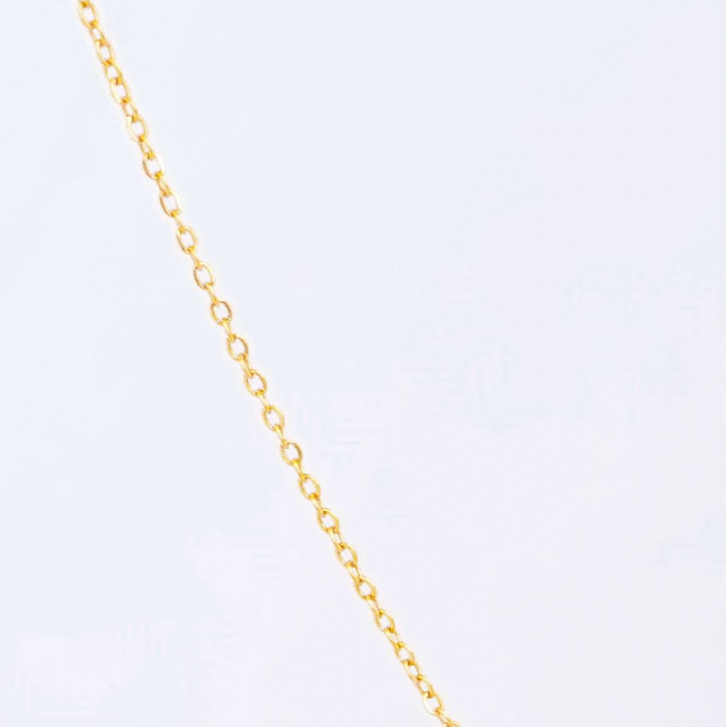 Birthstone Grace Crystal Pendant Necklace - gold plated birthstone crystal necklace for women - view 2