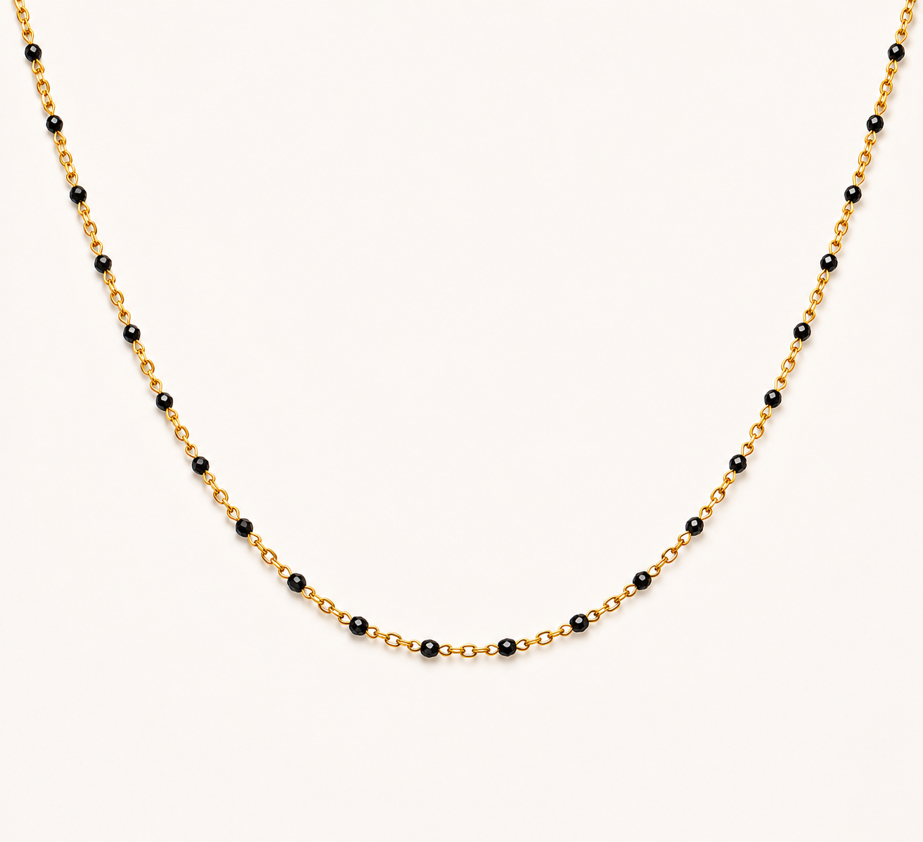 Black Geometric Gold Accent Necklace - gold plated black geometric pendant necklace for women