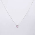 Blush Heart Zircon Necklace