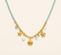 Bohemian Ocean Charm Necklace