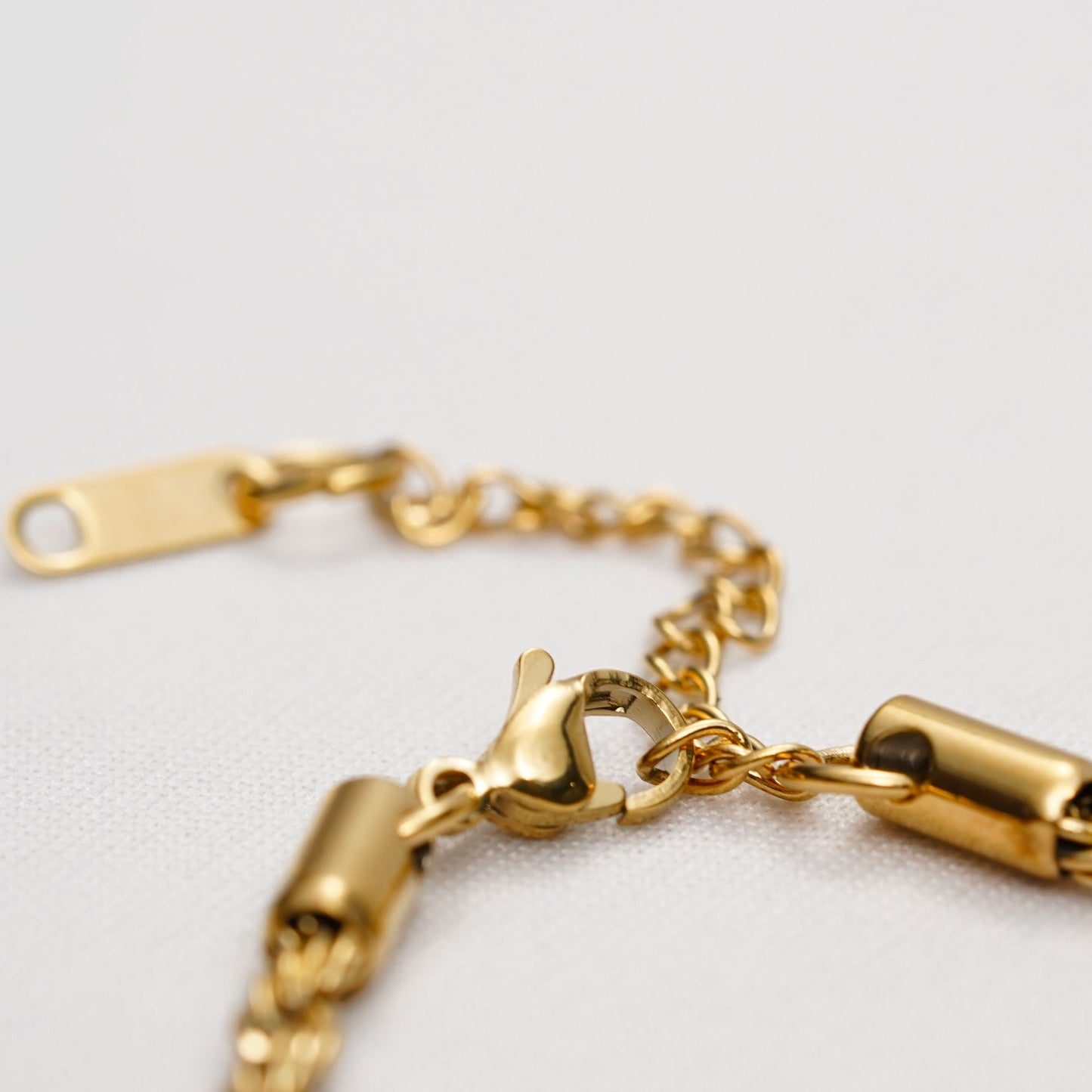 Braided Rope Chain Bracelet - gold plated braided rope bracelet for men and women - view 4
