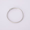 Cable Twist Open Cuff Bangle