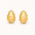 Celeste Crystal Seed Pearl Teardrop Drop Earrings