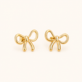 Celeste Silk Ribbon Coquette Drop Earrings