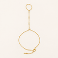 Celestia Crystal Handchain Finger Bracelet