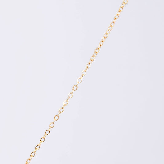 Celestia Mother-of-Pearl Evil Eye Drop Charm Necklace - gold plated evil eye MOP pendant necklace for women - view 2