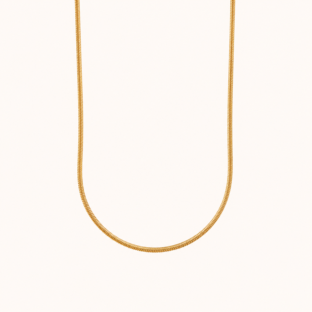 Celvia Classic Figaro Cable Chain Necklace - gold minimal figaro link chain necklace for women