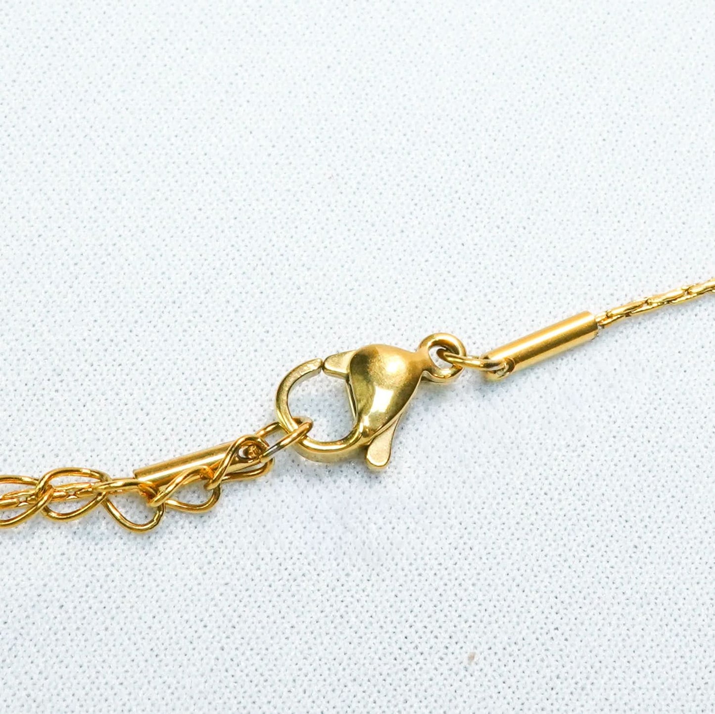 Classic luminous round gold pendant necklace with high-shine polished finish on fine chain-3