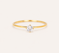 Classic Solitaire Gold Ring