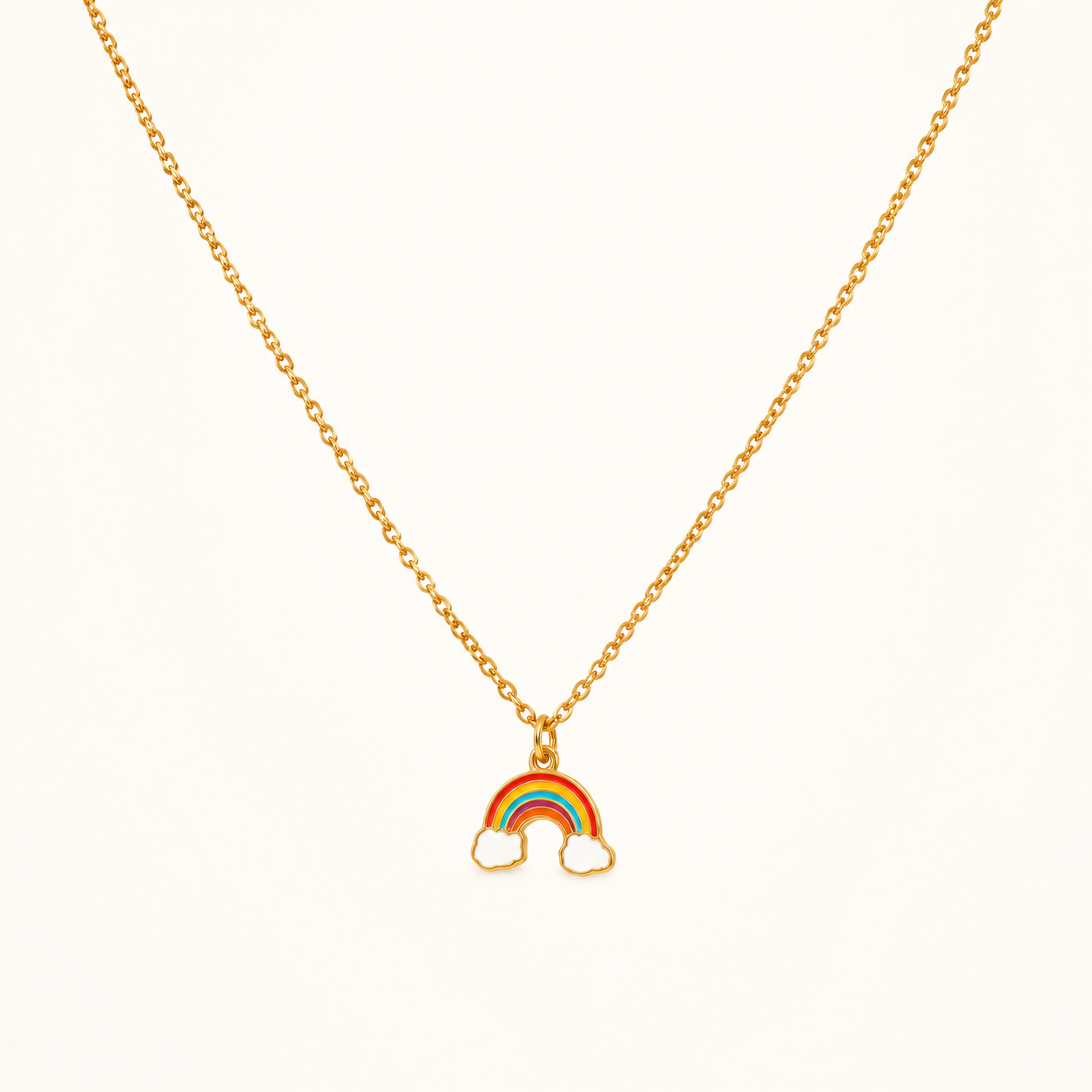 Crown Bow Gold Pendant Necklace – dainty crown and bow gold plated pendant necklace for women