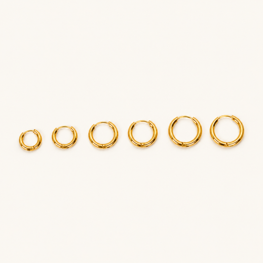 Daily Wear Earrings Set – multi-pair everyday gold plated stud earrings set for women