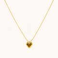 Dainty Heart Snake Chain Necklace