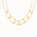Double Layer Upper Neck Statement Necklace