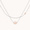 Double Pearl Grace Necklace – twin freshwater pearl pendant on a gold plated chain for women