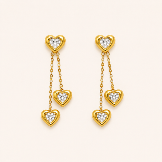 Drop Earrings – gold plated drop earrings for women-2