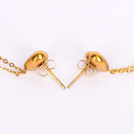 Drop Earrings – gold plated drop earrings for women-3