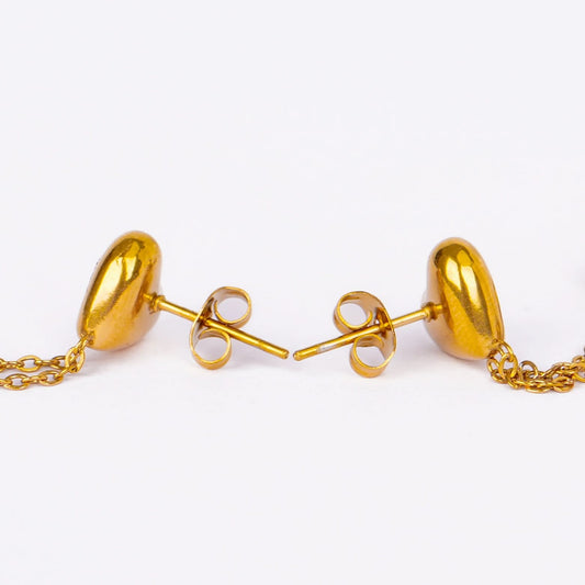 Drop Earrings – gold plated drop earrings for women-5