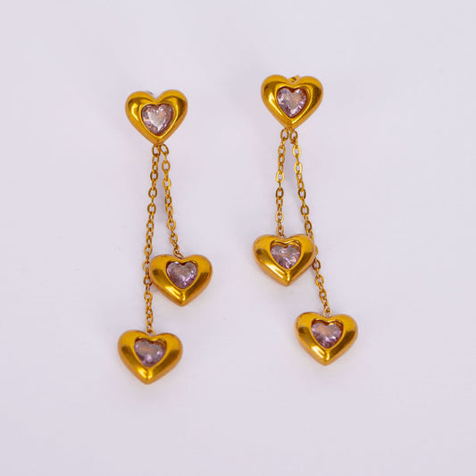 Drop Earrings – gold plated drop earrings for women-7