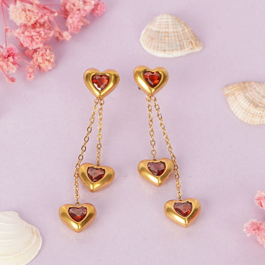 Drop Earrings – gold plated drop earrings for women-8