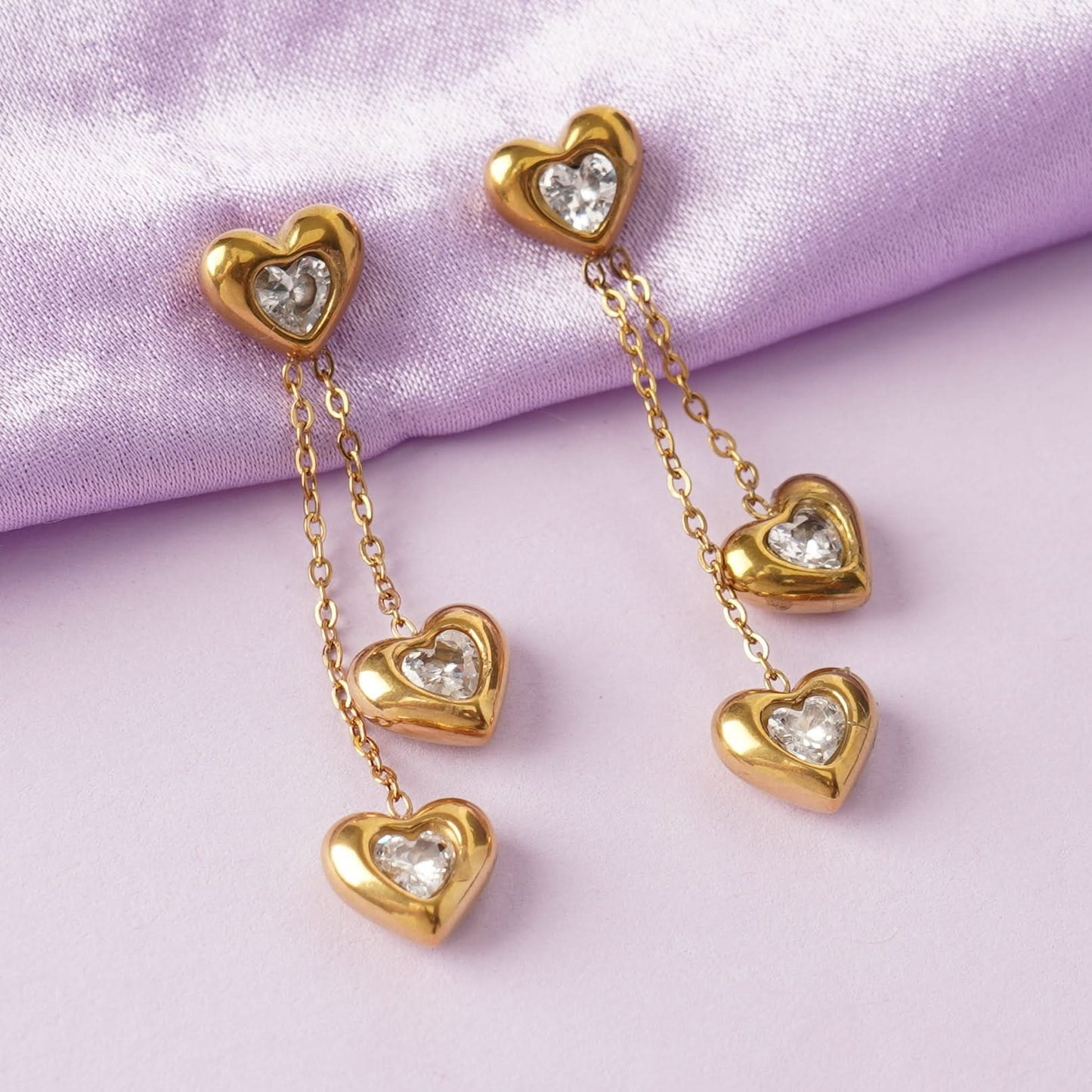 Drop Earrings – gold plated drop earrings for women-9